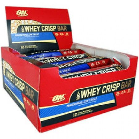 100% Whey Crisp Bar 12 barras